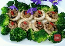 蒜香酿口蘑的做法图解13