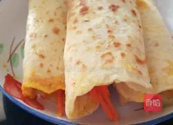 Illustration of how to make shredded carrot rolls 5