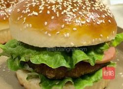 猪排汉堡包的做法图解16