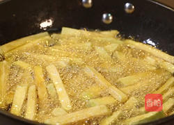 酱烧茄条的做法图解4