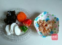 彩蔬炒鸡丁的做法图解1