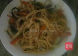 肉丝炒面的做法图解7