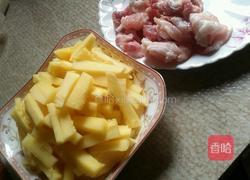 木瓜炒肉的做法图解1