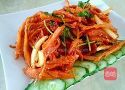 辣拌明太鱼丝的做法图解5