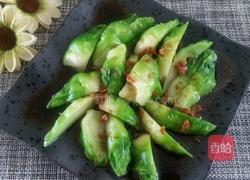 白灼儿菜的做法图解5