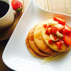 简易香蕉水果松饼的做法[图]