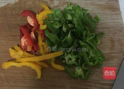 青椒炒茄子的做法图解2