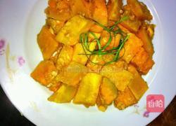 咸蛋黄焗南瓜的做法图解6