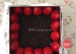 草莓酸奶慕斯蛋糕(6寸)的做法图解3