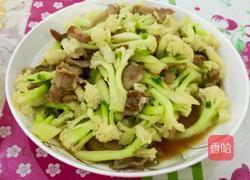 小炒有机花菜的做法图解5