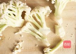 小炒有机花菜的做法图解1