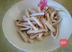 芝士打糕条炒鱿鱼的做法图解3