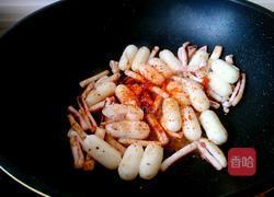 芝士打糕条炒鱿鱼的做法图解8