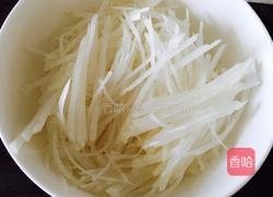 炝拌萝卜丝的做法图解2