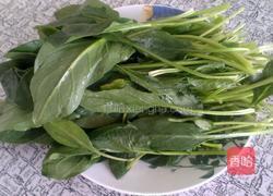 芥末鸡丝拌菠菜的做法图解2