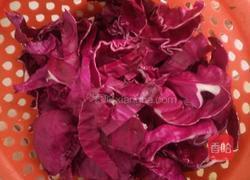 糖醋紫甘蓝的做法图解2