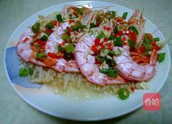 金针菇粉丝蒸虾的做法图解8