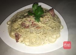 奶油培根意面的做法图解6