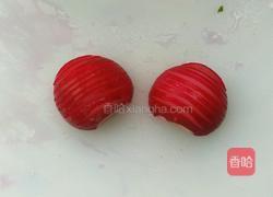 樱桃萝卜拌木耳的做法图解3