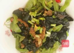 青椒木耳炒肉丝（一人份）的做法图解4