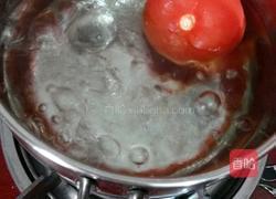 番茄汁鸡蛋面的做法图解3
