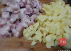 土豆烧五花肉的做法图解3