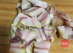 腊肉炖毛笋的做法图解4