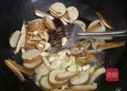 辣菜炒豆腐卷的做法图解3