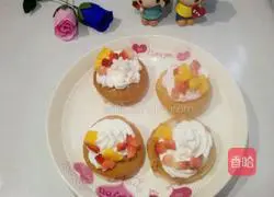 Strawberry Mango Cream Cake Recipe Illustration 10