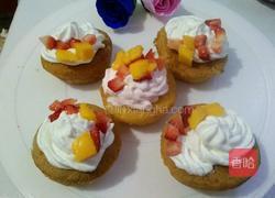 草莓芒果奶油小蛋糕的做法图解9