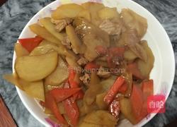 土豆片炒胡萝卜的做法图解6