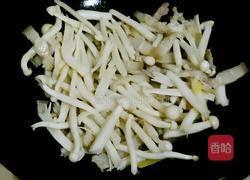 白玉菇炒肉的做法图解5