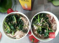 炝汤汉菜面条的做法图解4