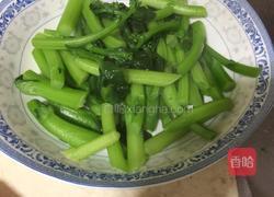 生炒菜心的做法图解1