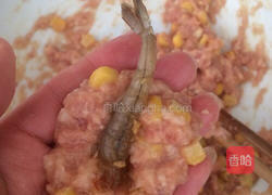 玉米珍珠虾丸的做法图解7