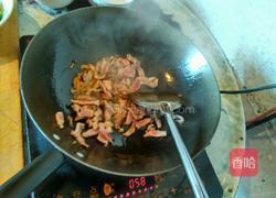 油白菜炒肉的做法图解3
