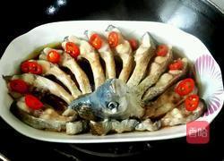 孔雀开屏鱼的做法图解9