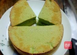 菠菜戚风蛋糕的做法图解10