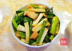 五花肉炒蒜苗的做法图解10