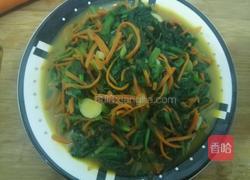 蚝油菠菜胡萝卜丝的做法图解11