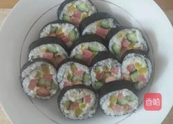 烤鸡紫菜卷的做法图解6