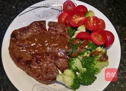 速冻西冷牛排西兰花套餐的做法图解7