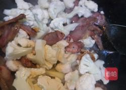 香肠炒花菜的做法图解7