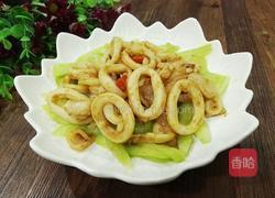 青瓜炒鲜鱿的做法图解12