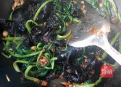 菠菜炒木耳的做法图解4
