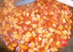 茄汁杏鲍菇盖面的做法图解4