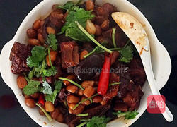 花生排骨煲的做法图解5