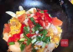 西红柿鸡蛋杏鲍菇的做法图解5