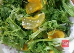 凉拌苦菊变蛋的做法图解3