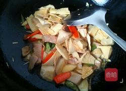 青蒜炒肉片的做法图解3